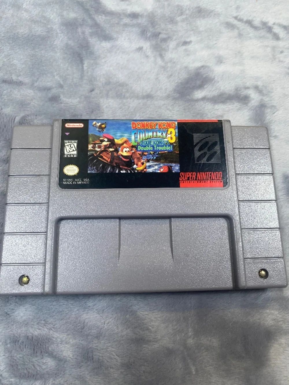 SNES Donkey Kong Country 3, Dixie Kong's Double Trouble - Great Condition